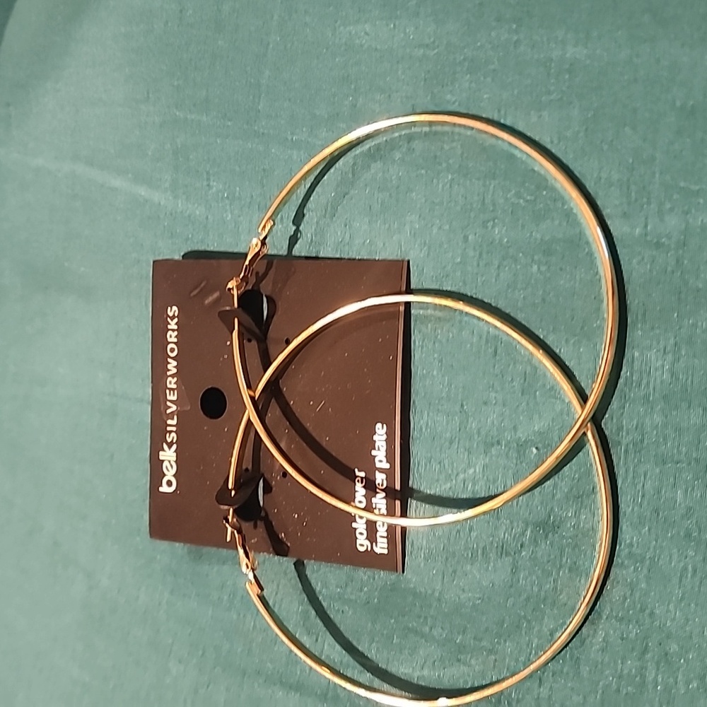 Belk Silverworks Gold hoops
